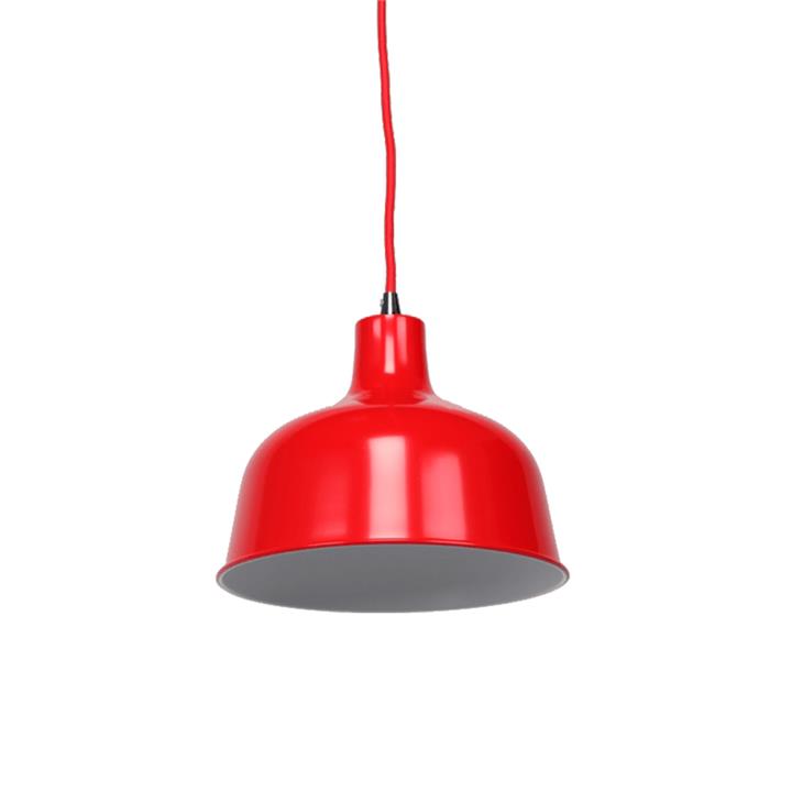 Danica Classic Dome Metal Cord Drop Pendant Light Lamp - Flame Red