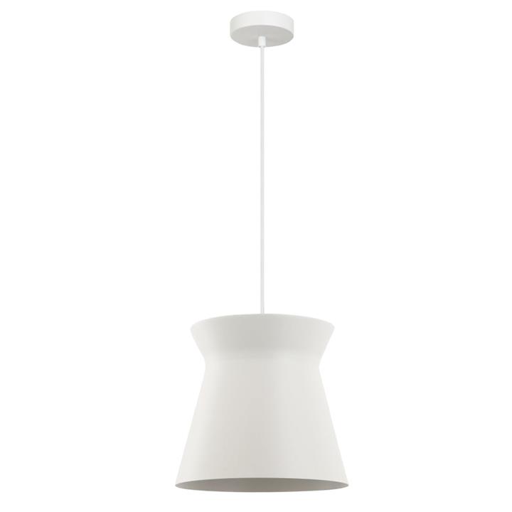Dinah Classic Pendant Lamp Light Interior ES White Cone Flat Top