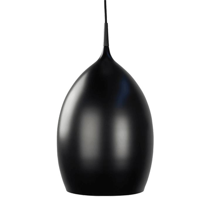 Elena Metal Wine Glass Cord Drop Pendant Light Lamp Matte Finish - Matte Black Gold Inside