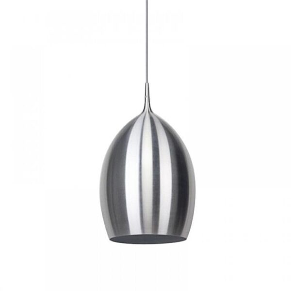 Elena Metal Wine Glass Cord Drop Pendant Light Lamp Reflective Finish - Aluminium