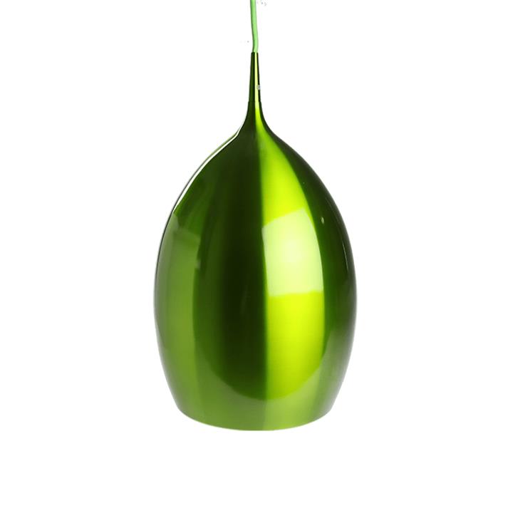 Elena Metal Wine Glass Cord Drop Pendant Light Lamp Reflective Finish - Green