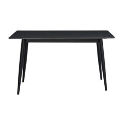 Eniko Rectangular Sintered Stone Dining Table 130cm - Black