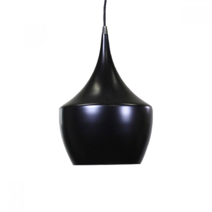 Eva Elegant Metal Wine Glass Pendant Light Lamp - Matte Black