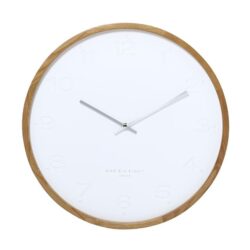 Fiona 35cm Silent Wall Clock - White by Interior Secrets - AfterPay Available
