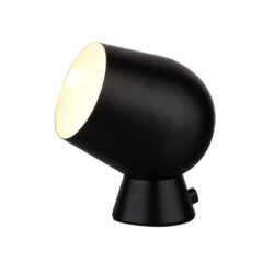 Flor Table Lamp SES Black Ellipse Fixed Touch