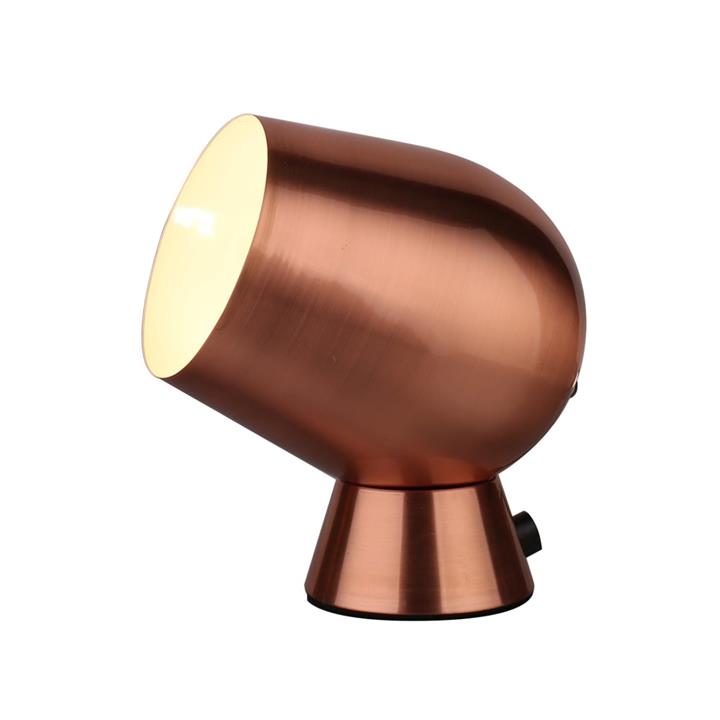Flor Table Lamp SES Copper Ellipse Fixed Touch