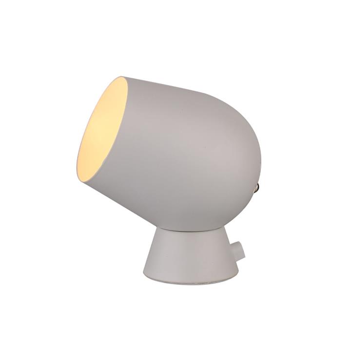 Flor Table Lamp SES White Ellipse Fixed Touch