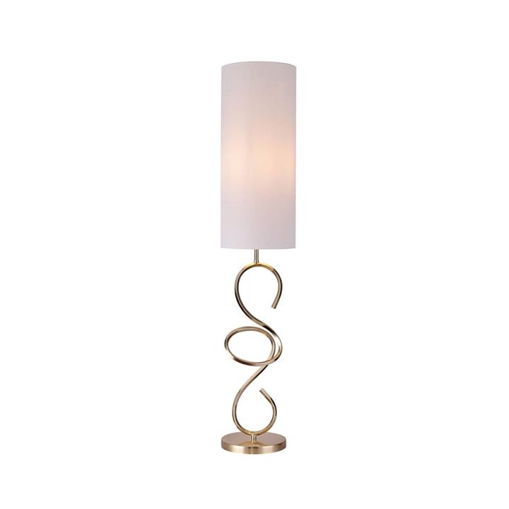 Garcia Modern Elegant Free Standing Reading Light Floor Lamp - Brass