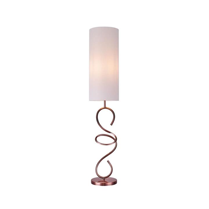 Garcia Modern Elegant Free Standing Reading Light Floor Lamp - Copper