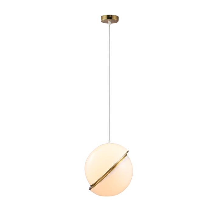 Gigi Modern Futuristic Cylindrical Pendant Lamp Light Small White