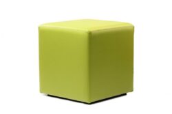 Hospitality Plus Cube Ottoman - Green