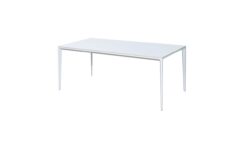 Innovation S Sintered Porcelain Stone Modern Italian Design Rectangular Dining Table 140cm - Pure White