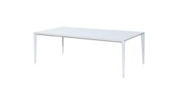 Innovation S Sintered Porcelain Stone Modern Italian Design Rectangular Dining Table 180cm - Pure White