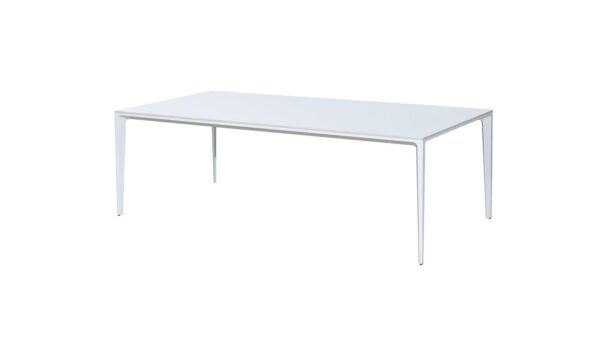 Innovation S Sintered Porcelain Stone Modern Italian Design Rectangular Dining Table 180cm - Pure White