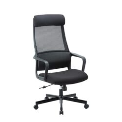 Jair High Back Ergonomic Fabric Office Task Comptuer Working Chair - Black