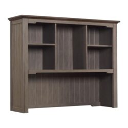 Karla Modern Classic Solid Wooden Office Desk Hutch Storage - Forest Grey
