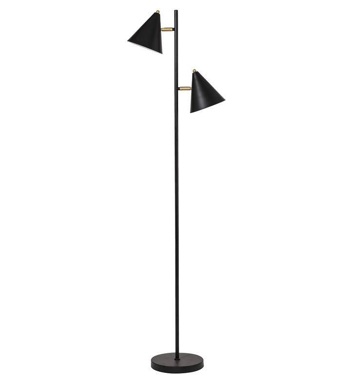 Kennedy Floor Lamp - Black by Interior Secrets - AfterPay Available