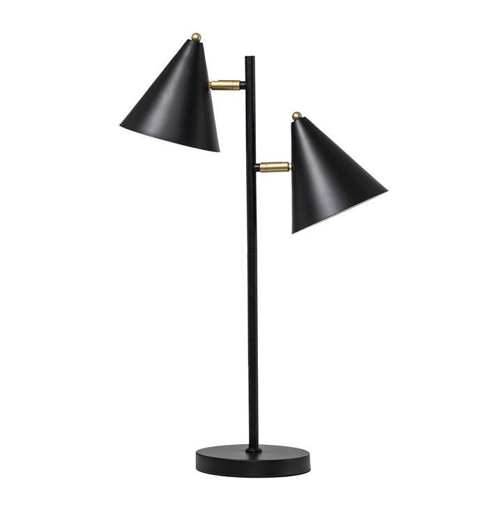 Kennedy Table Lamp - Black by Interior Secrets - AfterPay Available