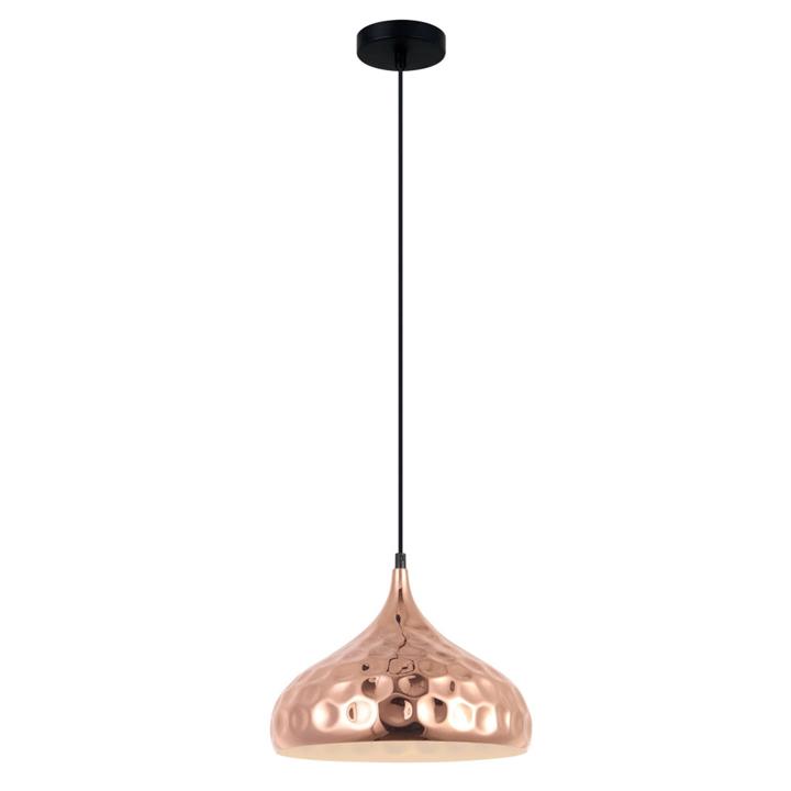 Kiera Classic Pendant Lamp Light Interior ES Copper Plated Dome