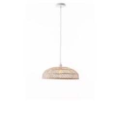 Lacono Rattan Modern Elegant Pendant Lamp Ceiling Light Small - Natural