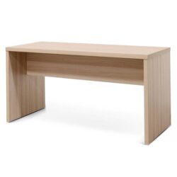 Leonor Office High Table - Light Oak by Interior Secrets - AfterPay Available