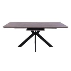 Lexy Extension Rectangular Dining Table 180-220cm - Grey Oak