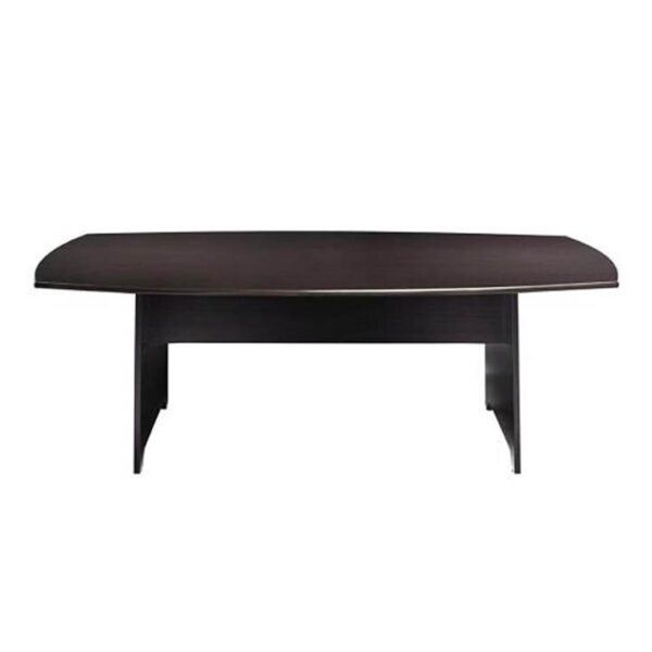 Logan Boat-Shaped Office Conference Table 240cm - Espresso