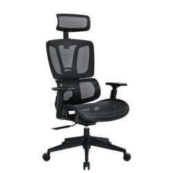 MECCA Ergonomic Double Mesh Back & Seat Manager Computer Office Task Chair - Black