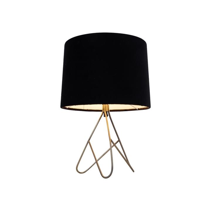 Macina Modern Elegant Table Lamp Desk Light - Antique Brass & Black