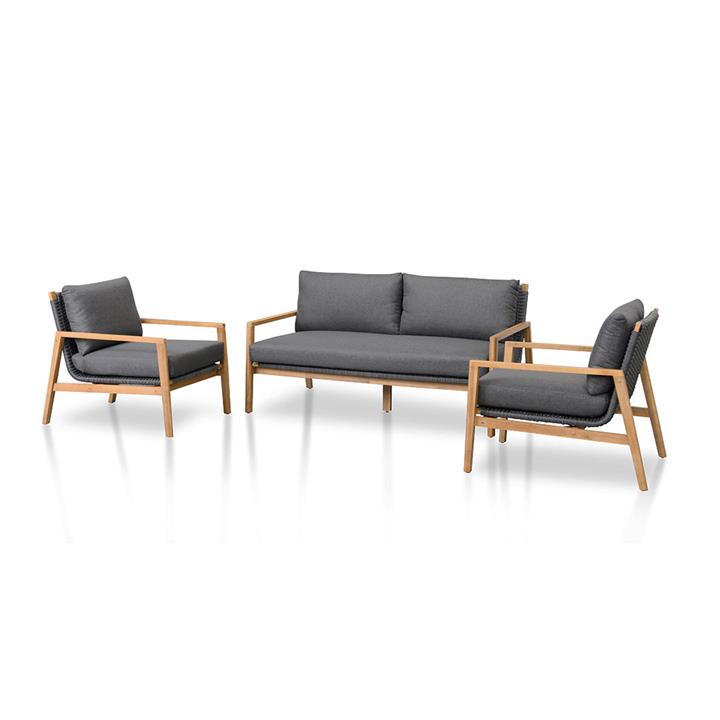Mcguire 3pcs Outdoor Seating Set by Interior Secrets - AfterPay Available