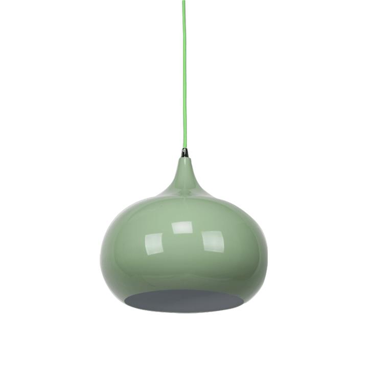 Mini Kirby Inverted Bowl Metal Pendant Light Lamp - Light Lamp Green