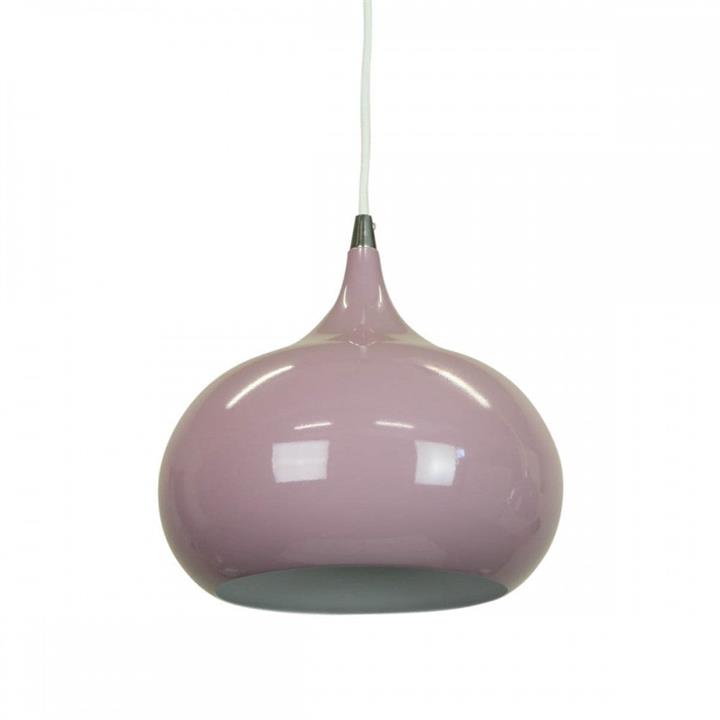Mini Kirby Inverted Bowl Metal Pendant Light Lamp - Pastel Violet