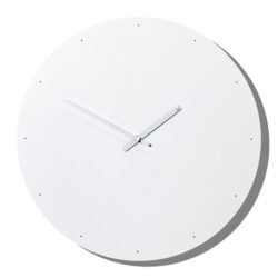 Minimal 49cm Wall Clock - White by Interior Secrets - AfterPay Available