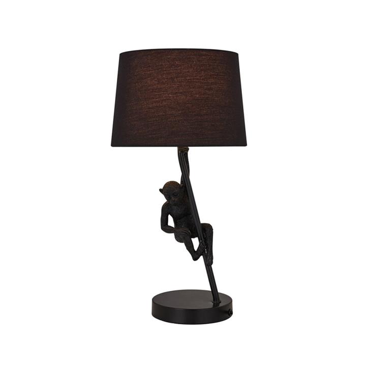 Monkey hanging Modern Elegant Table Lamp Desk Light - Black