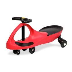 NNEDSZ Kids Children Swing Car Ride On Toys Scooter Wiggle Slider Swivel Cars Red
