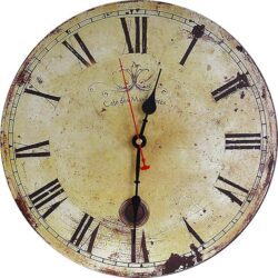 NNEDSZ Large Wall Clock Kitchen Office Retro Timepiece