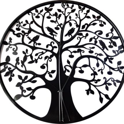 NNEDSZ Tree of Life Wall Art Hanging Metal Iron Sculpture Garden 60cm