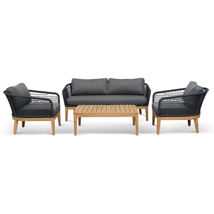 Nafisa 4pcs Outdoor Lounge Set by Interior Secrets - AfterPay Available