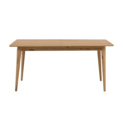 Niche Extension Rectangular Wooden Dining Table - 160-210cm - Natural