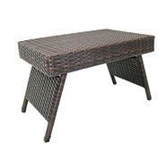 Nixie Outdoor Side Table Brown