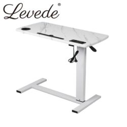 Nneids Standing Desk Height Adjustable Sit Stand Office Computer Table Shelf Usb