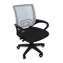 Office Chair With Armrest Mesh Gaming Computer Executive Seating Grey