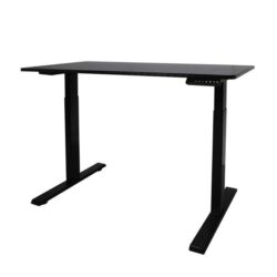 Office Computer Desk Height Adjustable Sit Stand Motorised Electric Table Riser Black