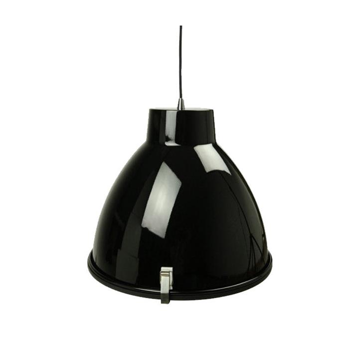 Orin Classic Industrial Metal with Acrylic Cover Pendant Light Lamp - Black