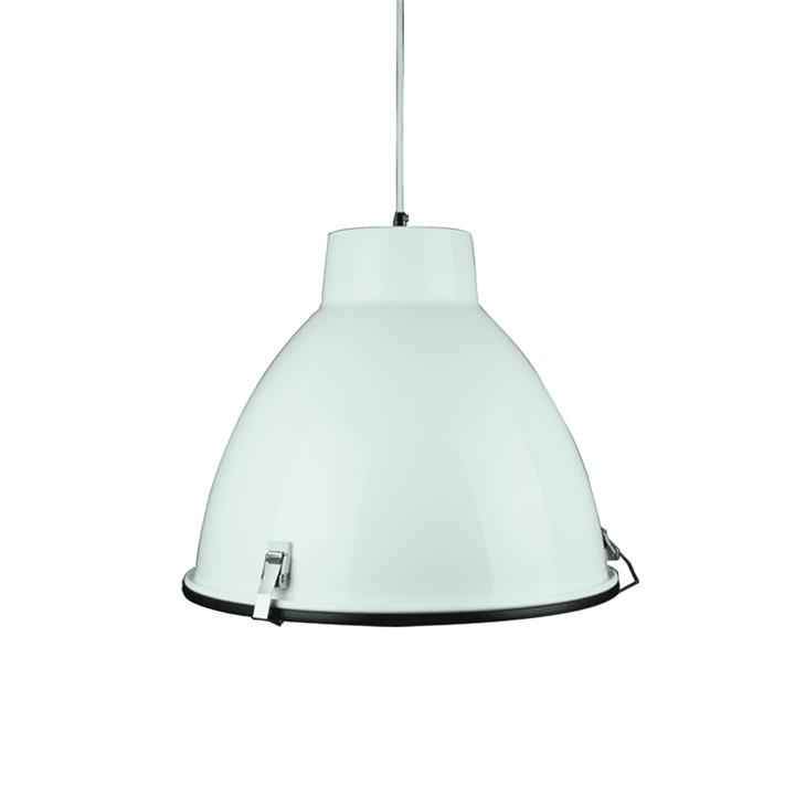 Orin Classic Industrial Metal with Acrylic Cover Pendant Light Lamp - White