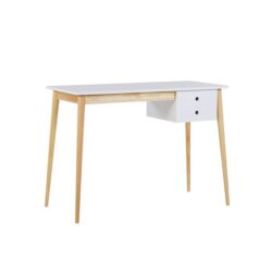 Orion Home Office Study Writing Desk W/ 1-Drawer - Natural & White