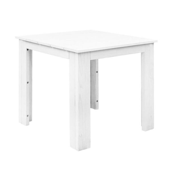 Outdoor Side Table in Beach White