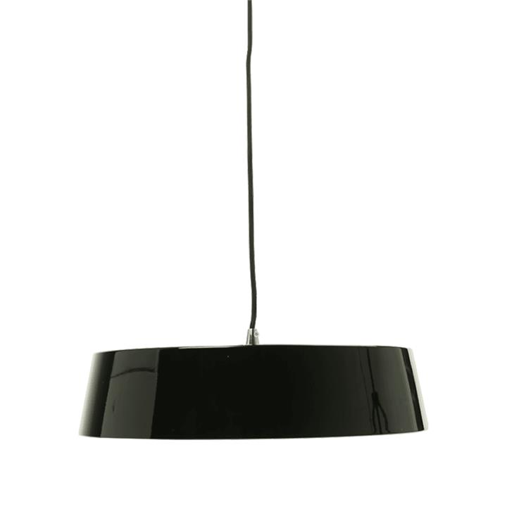 Parra Classic Metal Pendant Light Lamp High Gloss Finish - Black