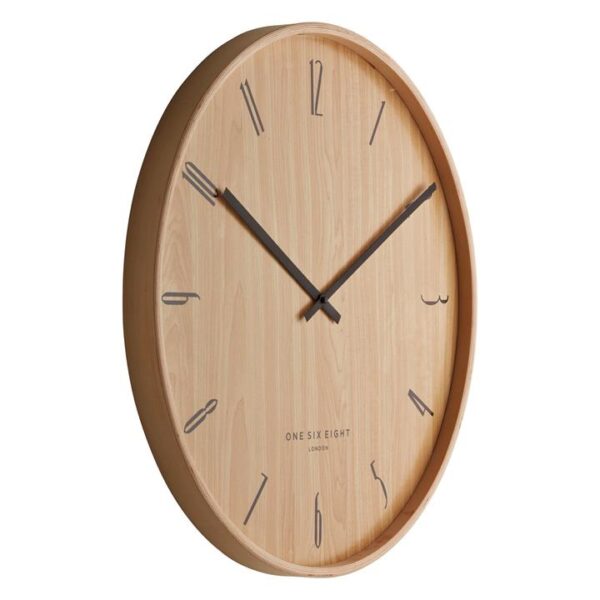Petar 41cm Wall Clock - Natural by Interior Secrets - AfterPay Available