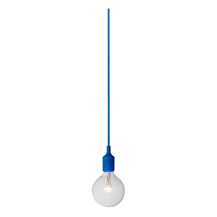 Piper Classic Pendant Lamp Light Interior ES Blue Silicon Suspension